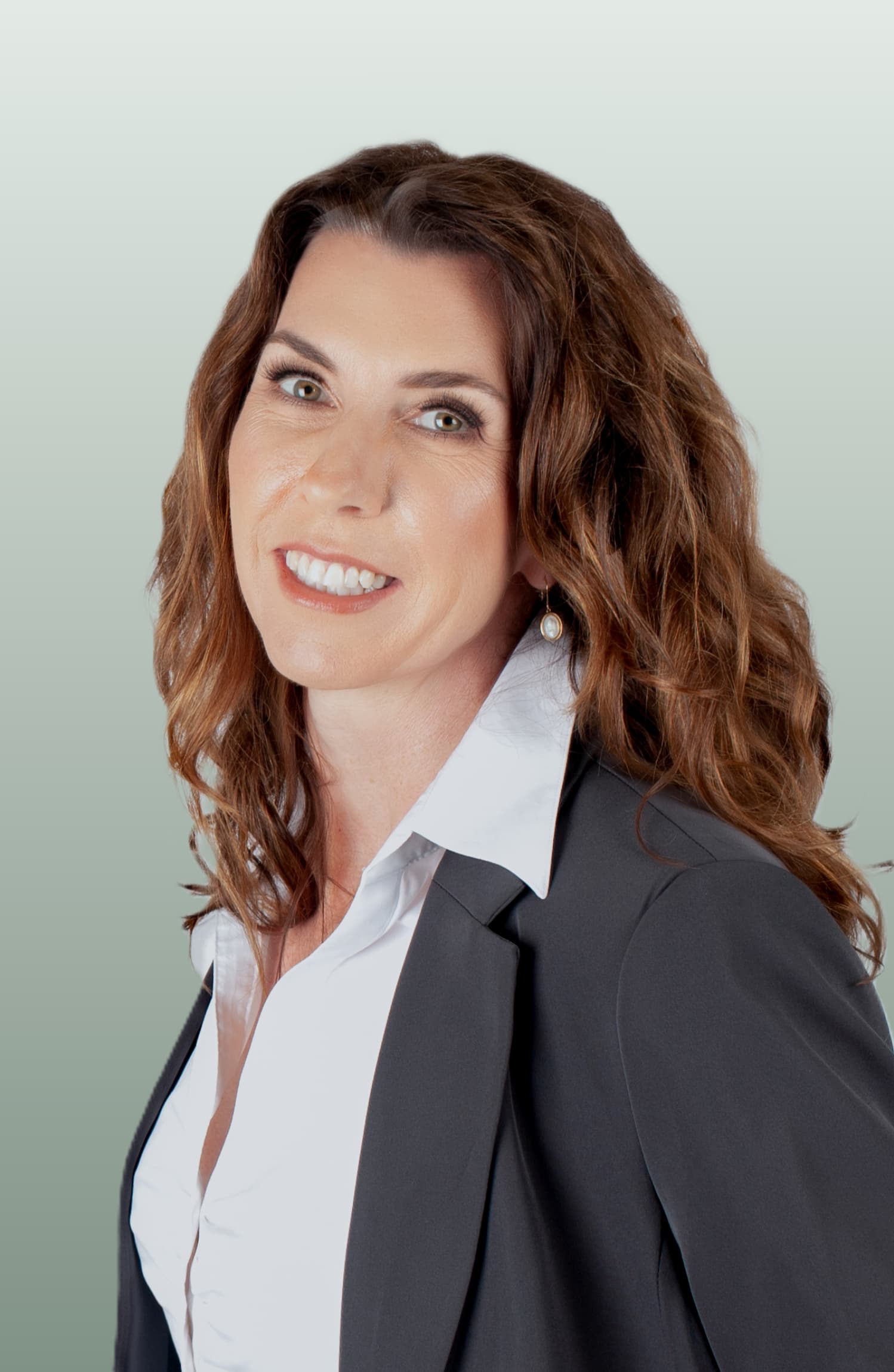 Linda Ryan in a blazer